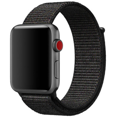 Ремешок Apple Watch 42мм Нейлон Черный