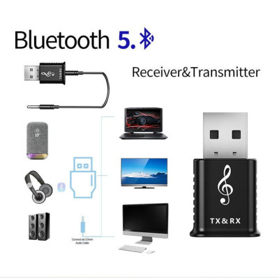 Bluetooth адаптер MSD168 Black, Черный