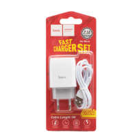 Мережевий зарядний пристрій Hoco C72A MicroUSB 2.1A 1USB White, Білий Мережевий зарядний пристрій Hoco C72A MicroUSB 2.1A 1USB White, Білий