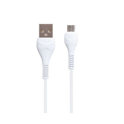 Сетевое зарядное устройство Hoco C72A MicroUSB 2.1A 1USB White, Белый