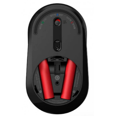 Бездротова миша BT Xiaomi Mi Dual Mode Wireless Mouse Silent Edition Black, Чорний
