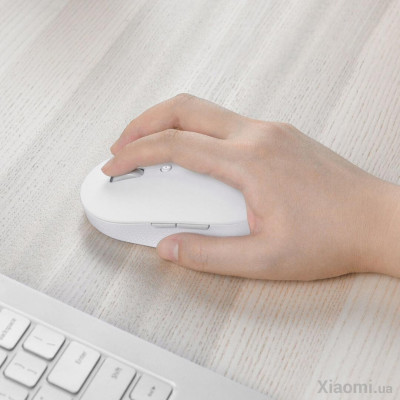 Беспроводная мышь BT Xiaomi Mi Dual Mode Wireless Mouse Silent Edition White, Белая