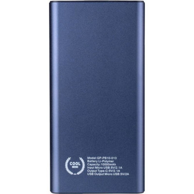 Універсальна мобільна батарея Повербанк Gelius Pro Edge 10000mAh Синій