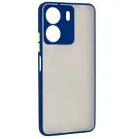 Чохол накладка Lyon Frosted Xiaomi Redmi 13C/Poco C65 Темно-синя