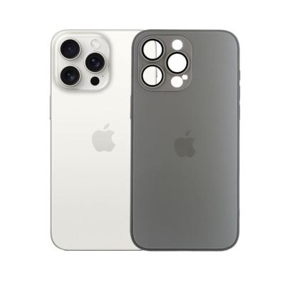 Чехол накладка Sapphire Matte iPhone 15 Pro Серая (Titanium)