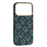 Чехол накладка Carbon MagSafe iPhone 17 Pro Max Синяя