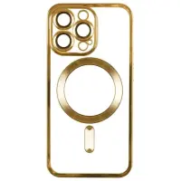 Чехол накладка Shining Camera MagSafe iPhone 12 Pro Max Золотая Чехол накладка Shining Camera MagSafe iPhone 12 Pro Max Золотая