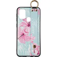 Чехол накладка Flower Rope Samsung M315 (M31) Синяя