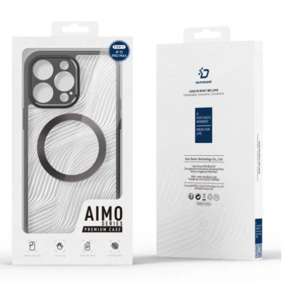 Чехол накладка Dux Ducis Aimo MagSafe iPhone 14 Pro Черная