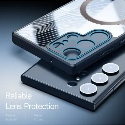 Чехол накладка Dux Ducis Aimo MagSafe Samsung S23 Ultra (S918) Черная