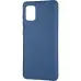 Чехол накладка Full Soft Samsung A315 /A31 Темно-Синяя