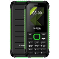 Мобільний телефон Sigma X-style 18 Black/Green, зелено-чорний