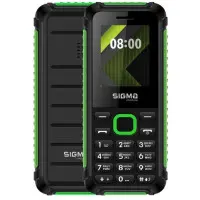 Мобильный телефон Sigma X-style 18 Black/Green, черно-зеленый