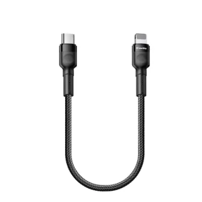 Кабель дата короткий Colorway Type-C to Lightning (PD Fast Charging 20W) 3.0А 30cм Чорний