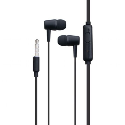 Провідні вакуумні навушники-гарнітура Celebrat G13 Black, чорні