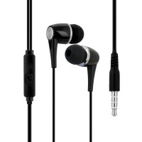 Провідні вакуумні навушники-гарнітура XO EP21 Music Earphone Black, чорний Провідні вакуумні навушники-гарнітура XO EP21 Music Earphone Black, чорний