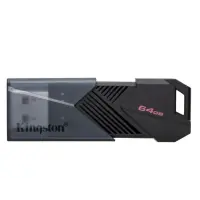 Флеш память USB 64Gb Kingston DT Exodia Onyx USB 3.2 Black, Черный