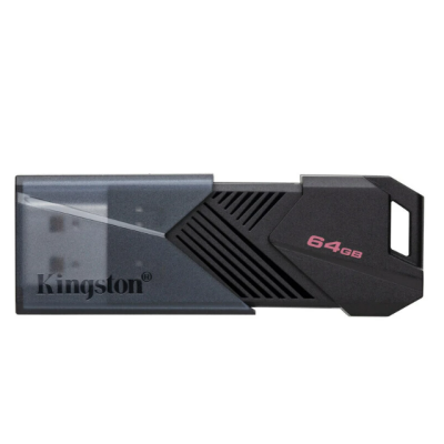 Флеш пам\'ять USB 64Gb Kingston DT Exodia Onyx USB 3.2 Black, Чорний