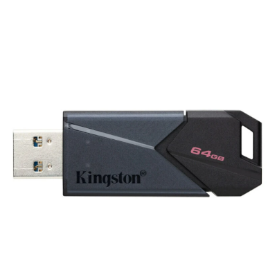Флеш пам\'ять USB 64Gb Kingston DT Exodia Onyx USB 3.2 Black, Чорний