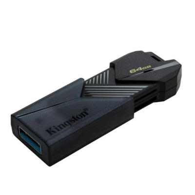 Флеш память USB 64Gb Kingston DT Exodia Onyx USB 3.2  Black, Черный