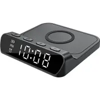 Настільний годинник з бездротовою зарядкою Gelius Oasis GP-SDC03