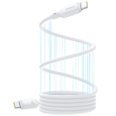 Кабель дата Baseus PicoGoType-C to Type-C 1м 240W Білий