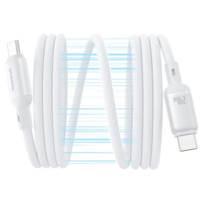 Кабель дата Baseus PicoGoType-C to Type-C 1м 240W Білий