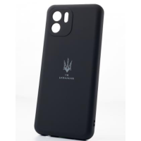 Чехол накладка SOFT Тризуб Xiaomi Redmi A1 Черная