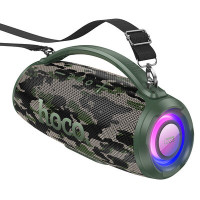 Колонка Bluetooth Hoco HA4 Surge Green camouflage, Зелёный камуфляж Колонка Bluetooth Hoco HA4 Surge Green camouflage, Зелёный камуфляж