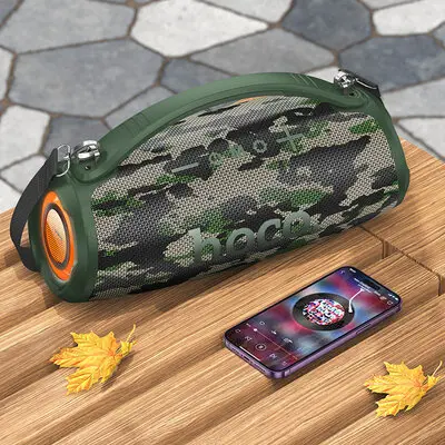 Колонка Bluetooth Hoco HA4 Surge Green camouflage, Зелений камуфляж Колонка Bluetooth Hoco HA4 Surge Green camouflage, Зелений камуфляж