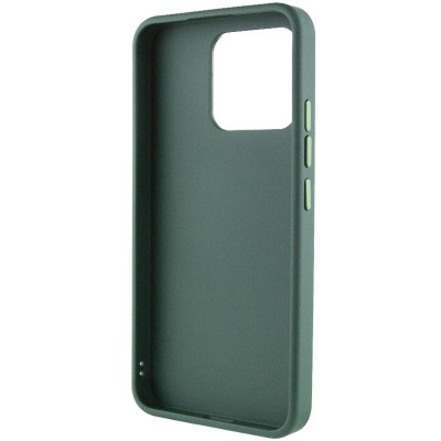 Чехол накладка Bonbon Metal MagSafe Xiaomi Redmi Note 13 Pro 4G Зеленая/ Army Green