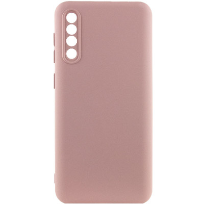 Чехол накладка Getman Liquid Silk Samsung A307/A505 (A30s/A50) Розовая /Pink Sand