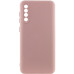 Чехол накладка Getman Liquid Silk Samsung A307/A505 (A30s/A50) Розовая /Pink Sand