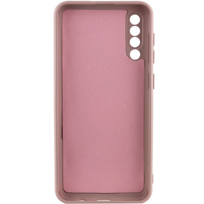 Чехол накладка Getman Liquid Silk Samsung A307/A505 (A30s/A50) Розовая /Pink Sand