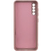 Чехол накладка Getman Liquid Silk Samsung A307/A505 (A30s/A50) Розовая /Pink Sand