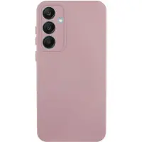 Чехол накладка Getman Liquid Silk Samsung S721 (S24 FE)  Рожева /Pink Sand