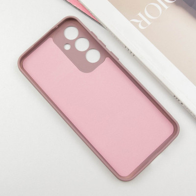 Чехол накладка Getman Liquid Silk Samsung S721 (S24 FE)  Рожева /Pink Sand