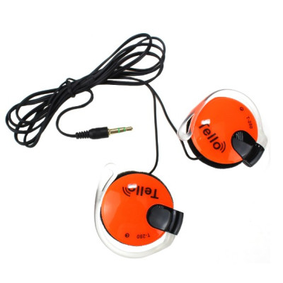 Провідні накладні вакуумні навушники Primark T280 Orange, помаранчеві