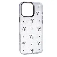 Чехол Накладка Glue Case Hit iPhone 16 Pro Бантики