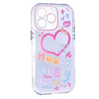 Чохол Накладка Adorable Mirror Shockproof  iPhone 15 Pro Max Рожева