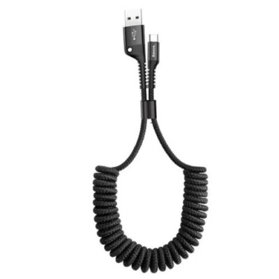 Кабель дата Baseus Fish Eye USB Type A - Type-C 1м Черный