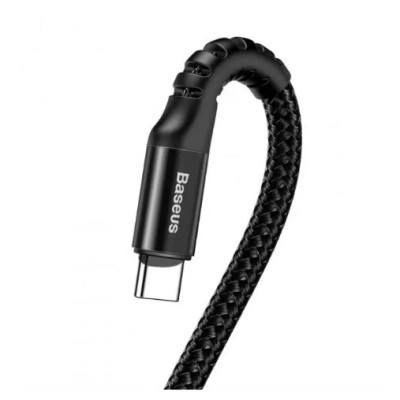 Кабель дата Baseus Fish Eye USB Type A - Type-C 1м Черный
