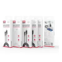 Кабель дата XO NB235 MicroUSB 1м Чёрный