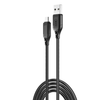 Кабель дата XO NB235 MicroUSB 1м Чёрный