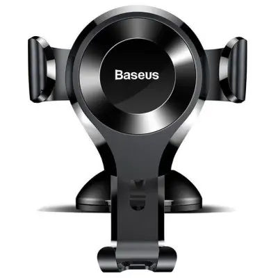 Автотримач Baseus Osculum Type Gravity Car Mount Black/Silver, Чорний/Срібний Автотримач Baseus Osculum Type Gravity Car Mount Black/Silver, Чорний/Срібний