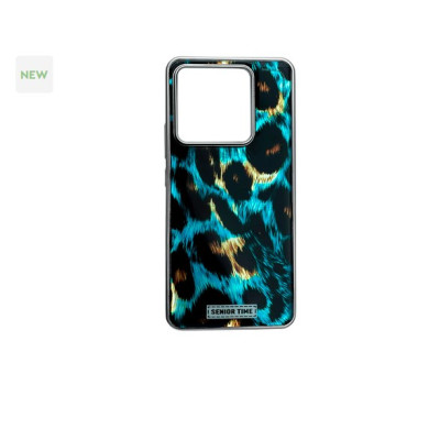 Чехол Накладка Leopard Xiaomi Redmi Note 13 Pro 4G/ Poco M6 Pro Зеленая