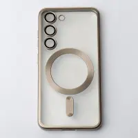 Чехол Накладка Metal Matte MagSafe Samsung S24 (S921) Natural Titanium