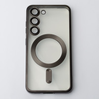 Чохол накладка Metal MagSafe Samsung S24 (S921) Чорна (Black Titanium) Чохол накладка Metal MagSafe Samsung S24 (S921) Чорна (Black Titanium)