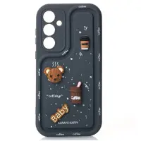 Чехол накладка Pretty Things Samsung A356 (A35 5G) Темно-Серая