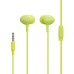Провідні вакуумні навушники-гарнітура XO S6 Candy Green, зелений